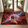AC Milan Design Crystal Velvet Rug Soft Decorative Mat for Bedroom Entrance