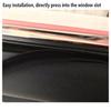 4M Black Car Front Rear Side Door Window Edge Sealed Strip Trim Weatherstrip