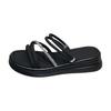 Stepping on shit with soft soles and two slippers for women's summer wear 2025 new fashionable and versatile comfortable casual non-slip beach shoes