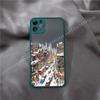 Christmas Phone Case for IPhone 16 15 14 11 Pro Max 14 Plus X XS XR 12 13 Mini Hand Painted Winter Snow House Matte Funda Cover
