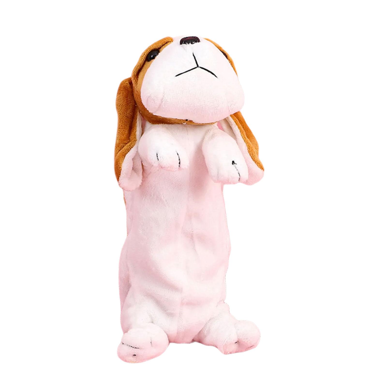 

Милая сумка для карандашей в виде животных, плюшевый пенал, сумка для ручек, косметичка, органайзеры для карандашей в виде мультяшных собак, пенал для детей и девочек 3