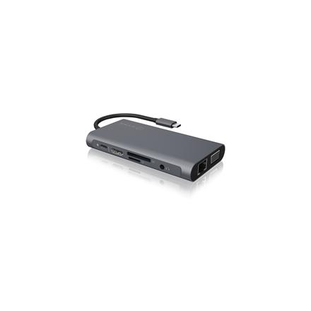 Icy Box IB-DK4040-CPD USB Type-C™ Dual Video Docking Station | Raidsonic