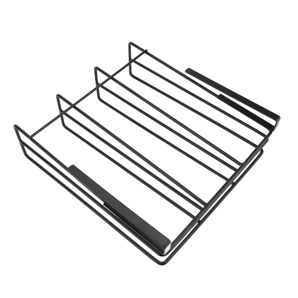 Hanging Chopping Board Rack Carbon Steel Under Cabinet Storage Shelf Chopping Board Holder