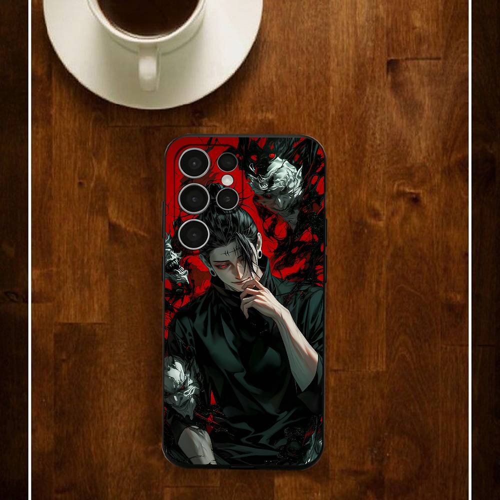 Creativity Suguru G-Geto Silicone Case For Samsung S25 24 23 22 21 20 Plus Ultra 5G Lite Shockproof Cover
