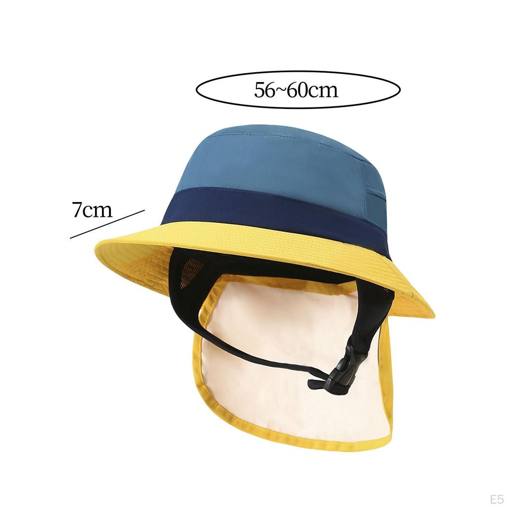 Bucket Hat Breathable Waterproof Summer Windproof Wide Brim Fisherman for Outdoor Water Sports