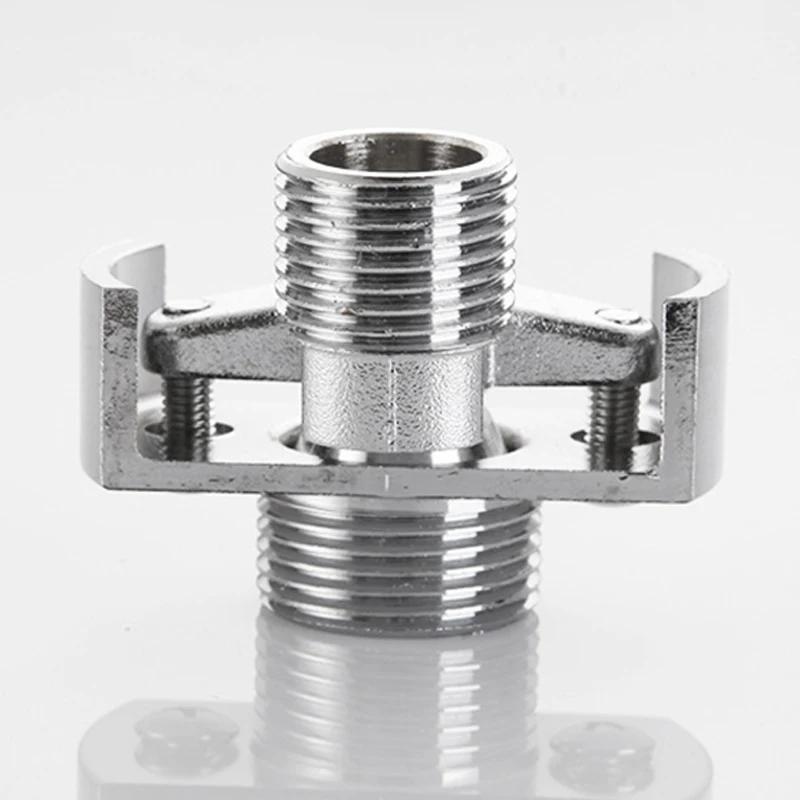 40 Degree Adjustable Wall Mounted Faucet Copper Angled Curved Foot Eccentric Screw Corner for Adjust Angle Of Intake Pipe