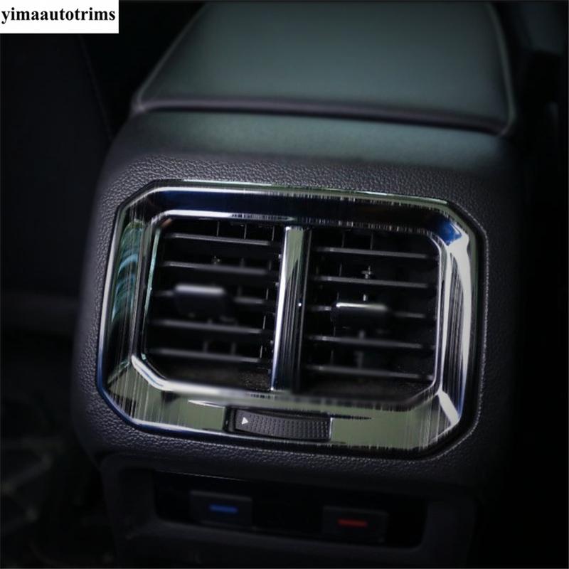 Car Rear Armrest Box Air Conditioning Outlet Vent Frame Cover Trim For Volkswagen VW Tiguan MK2 2016 -  Interior Accessories