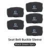Car Suede Safety Belt Buckle Protector Cover Interior Accessories For Volvo AWD C30 C70 S60 S80 T6 V40 V50 V60 V70 V90 XC60 XC90