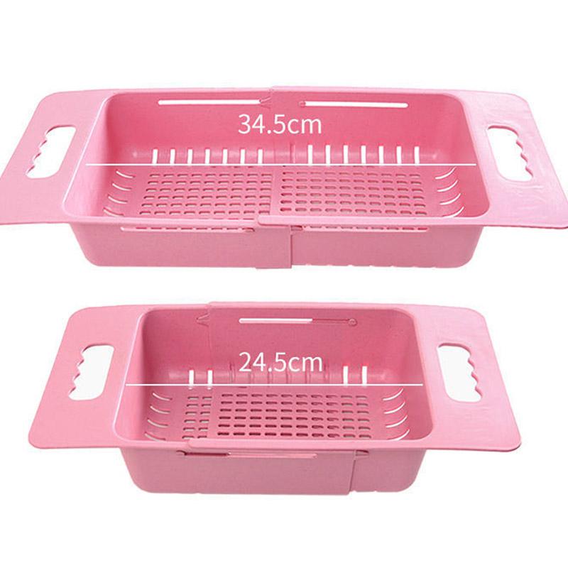 Kuchyňské síto Koš na mytí ovoce a zeleniny Skládací filtr Skládací odkapávač Nastavitelný nástroj