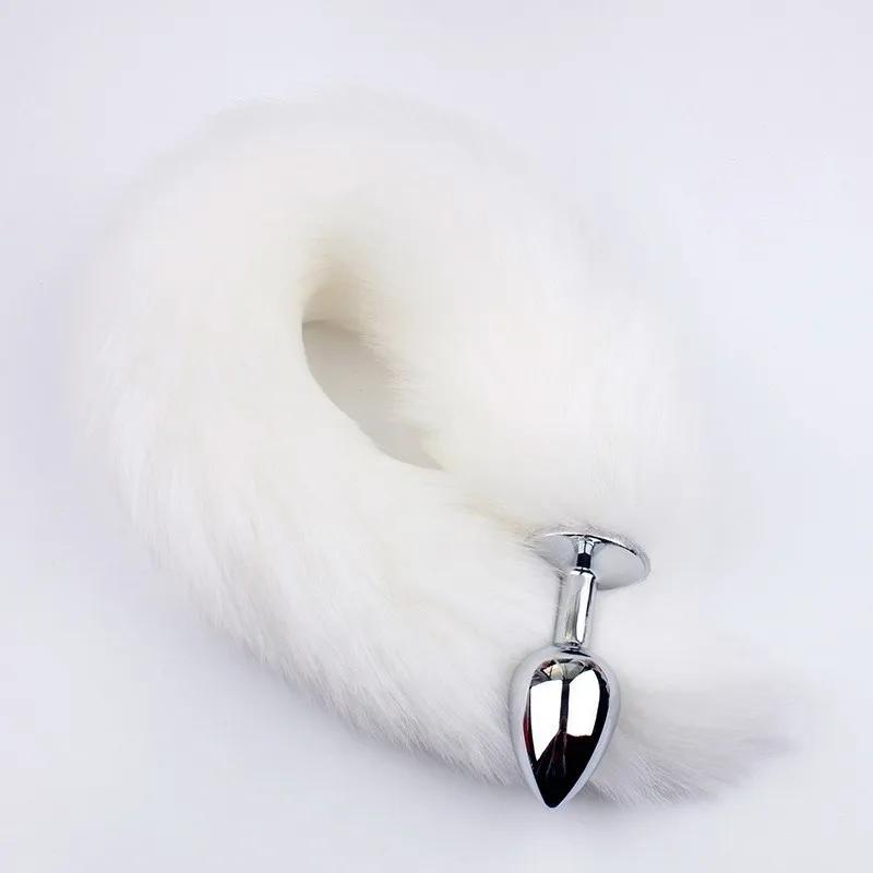 Sexy Fox Tail Anal Plug Anal Toy For Women Adult Sex Product Men Butt Plugs Stainles Steel Anal Plug Cosplay Sex Toys For Couple