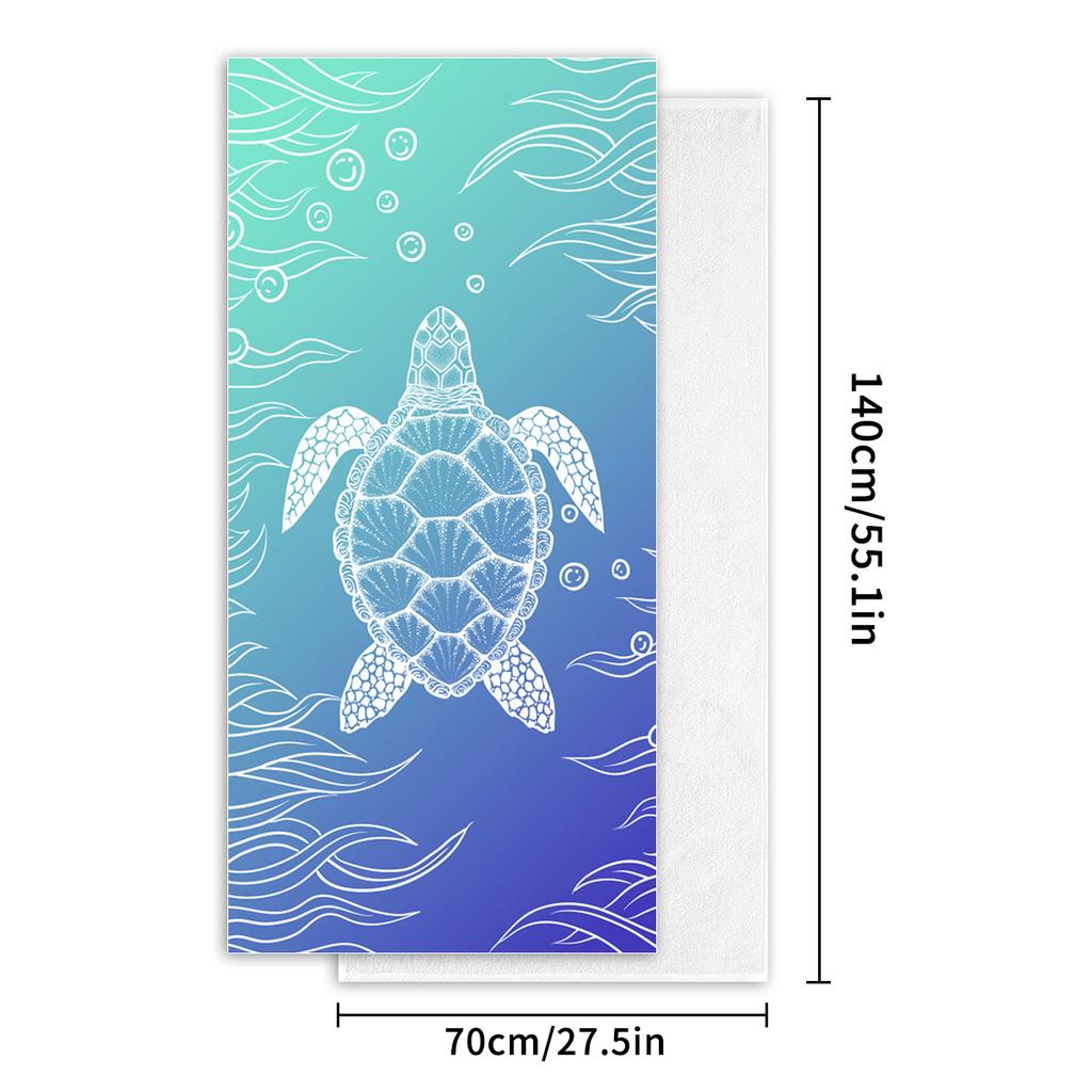 2026 Microfiber Beach Towel Digital Printing Does Not Fade Absorbent Bath Towel