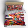 Rainbows, Stars, Clouds, Flowers. Bedding Sets Duvet Cover Sets Duvet Covers Pillowcases(1 * Duvet Cover 2 * Pillowcases Without Duvet Insert)