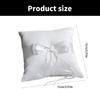 Unique Pearls Rings Bearer Pillow Cushion Bows for Proms, Anniversaries, Ceremonies, Wedding Embellishments