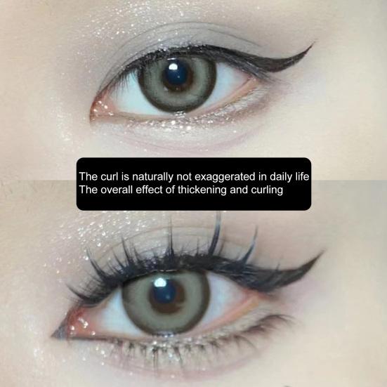 Yousheng 1 Box 9/10/11/12/13mm Künstliche Wimpern Superweich Gute Duktilität Natürlicher Schwung Ultradicke Dichte Falsche Wimpern Augenverlängerung Dick Flauschig