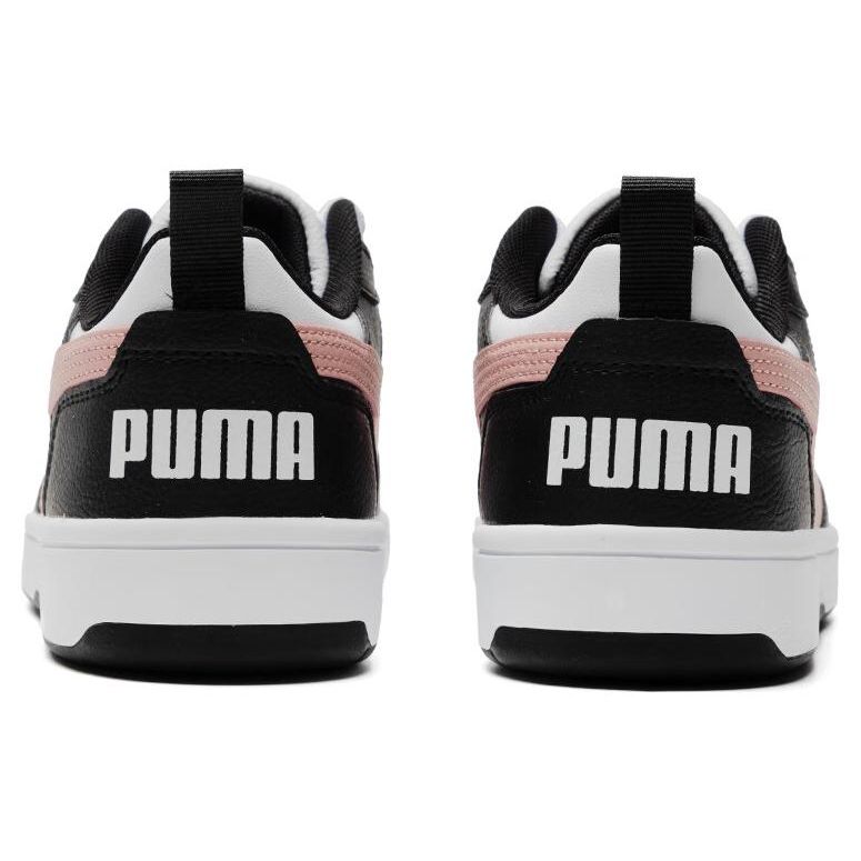Puma Rebound V6 Low Sneakers Unisex Sneakers White Future-Pink Black 392328-11