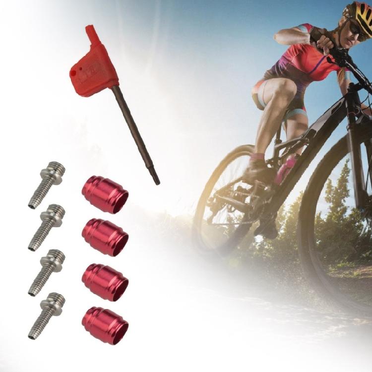 4Set Bicycles Brake Tubing Connecting Insert Kits Hose Hydraulic Disc Brake Quick Insert Oil Needle Tubing Head Set