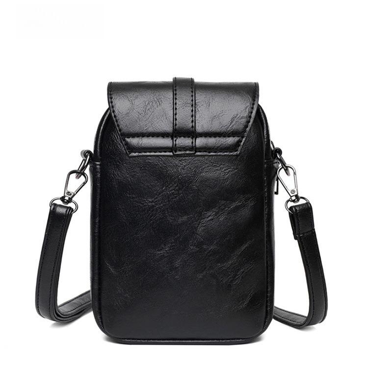 Geöltes Leder Retro Crossbody Handytasche für Damen