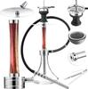 Aluminum Alloy 8-Hole Hookah Water Pipe Set