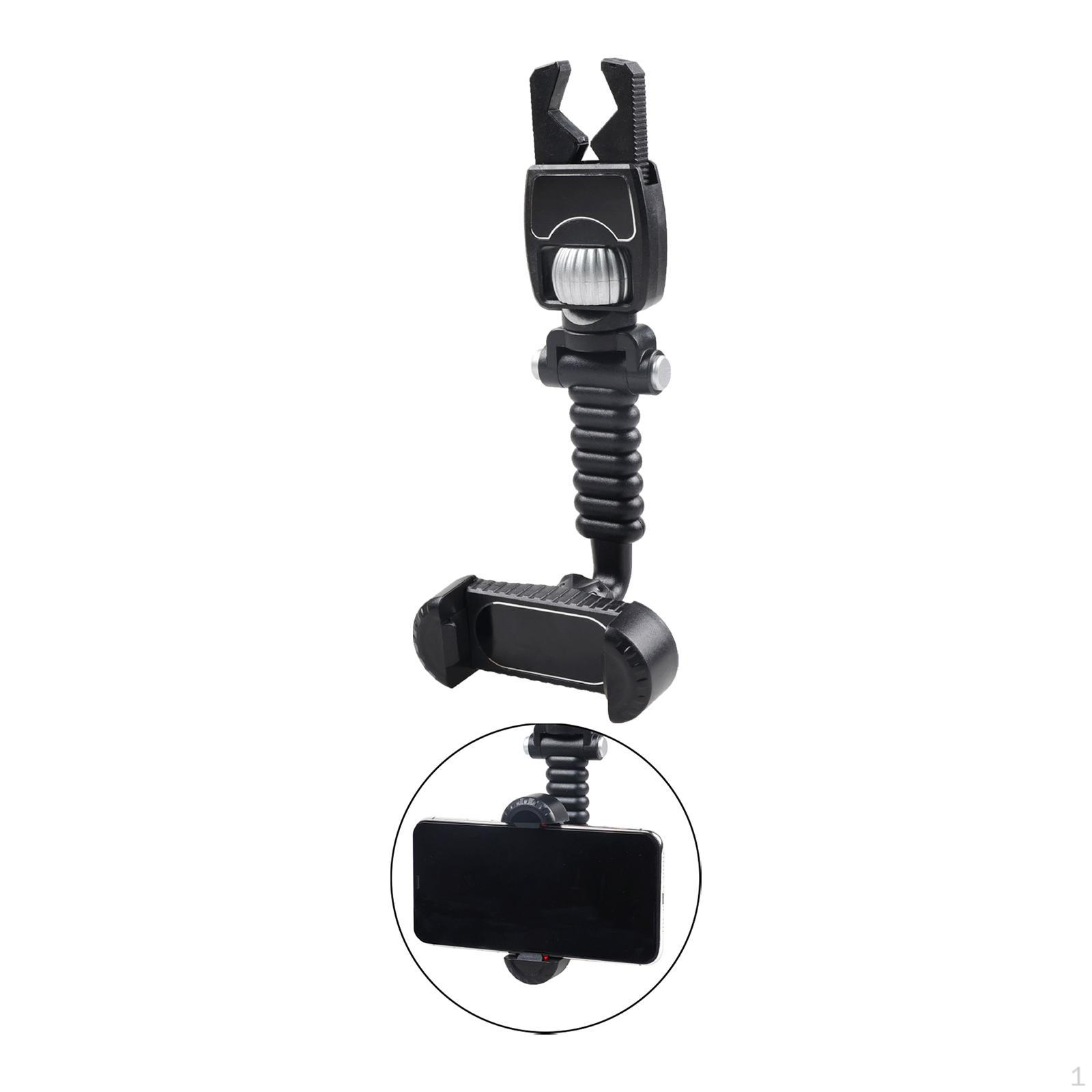 

Auto Rear View Mirror Phone Holder Mount, Multifunctional Rotatable Bracket Compact Smartphone чорний