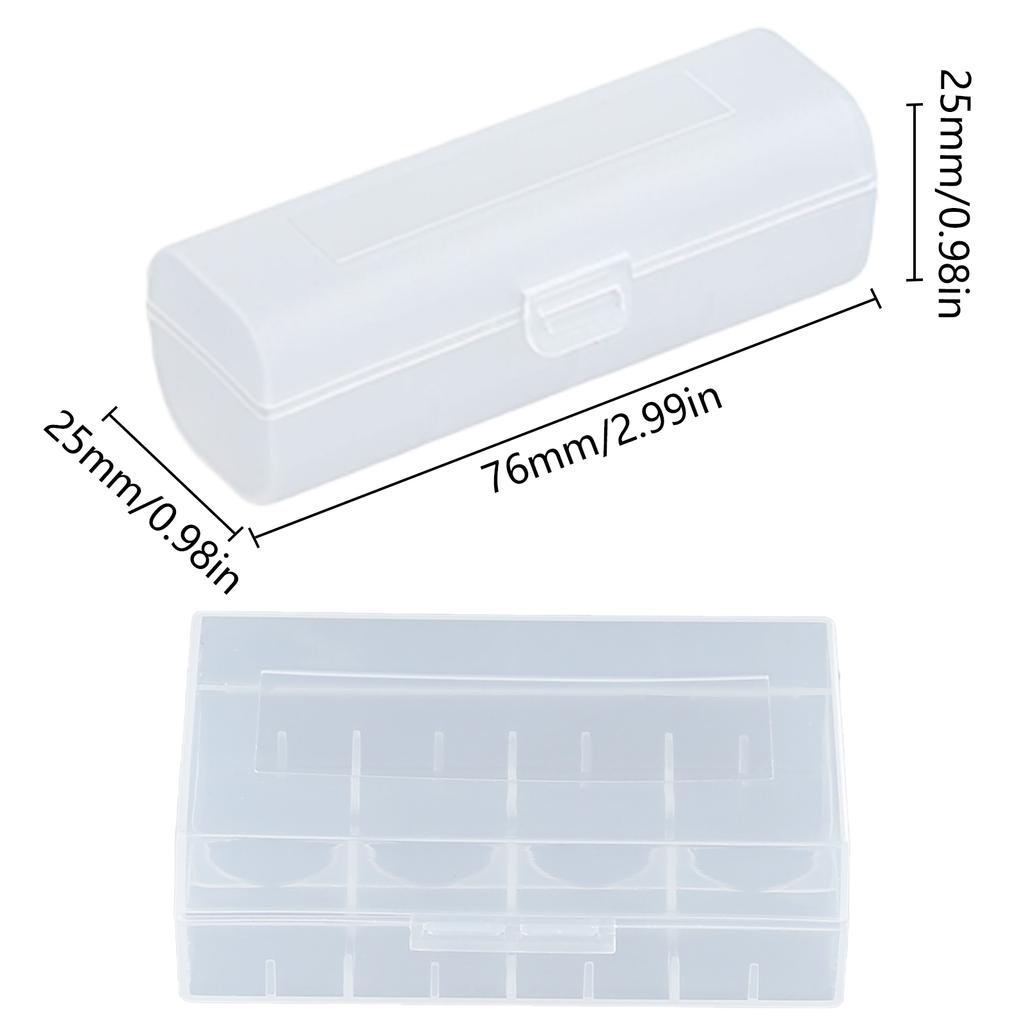 Convenient Battery Storage Case for 21700 Batteries Secure &Organize Batteries with This Plastic Storage Case Box