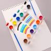 1SET 3ml Children's Acrylic Paint 12-Color Siamese Student Art Painting Gypsum Doll Paint