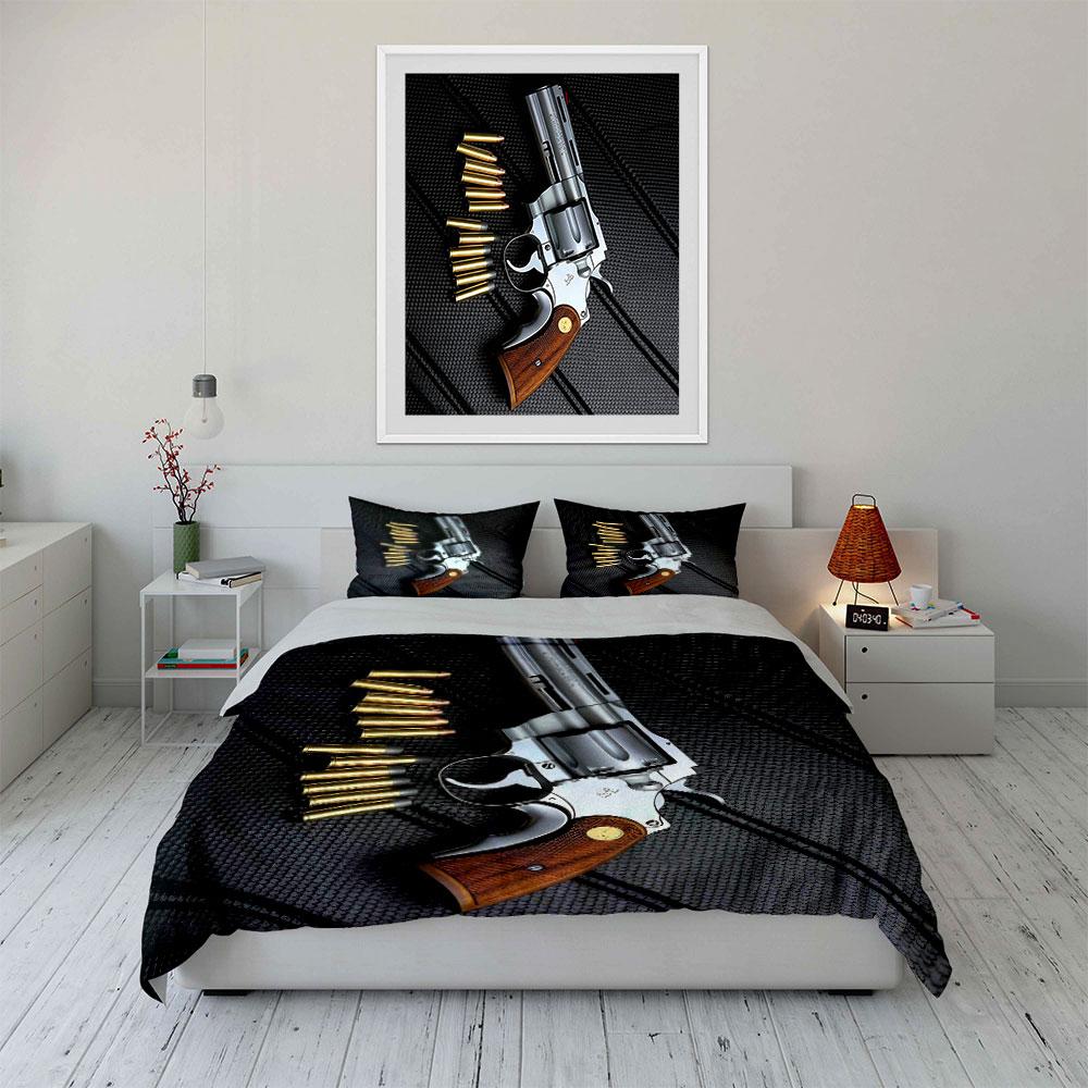 Revolver Set For Collection Display Multiple Sizes Kid'S And Adults' Bedroom Exquisite 3Pc Bedding Set, Gift