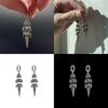 Creative Geometric Ear Jewelry With Moon Design For Trendy Female Accessories
