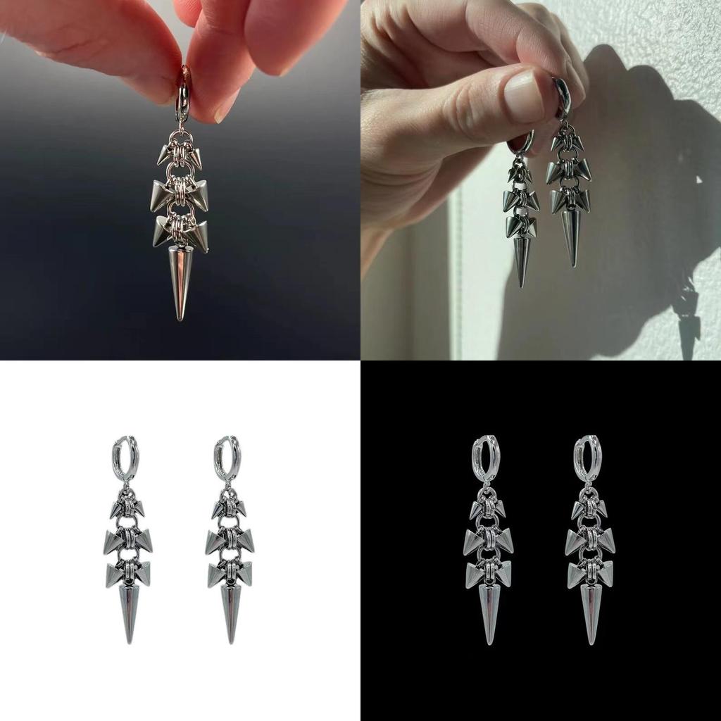 Creative Geometric Ear Jewelry With Moon Design For Trendy Female Accessories