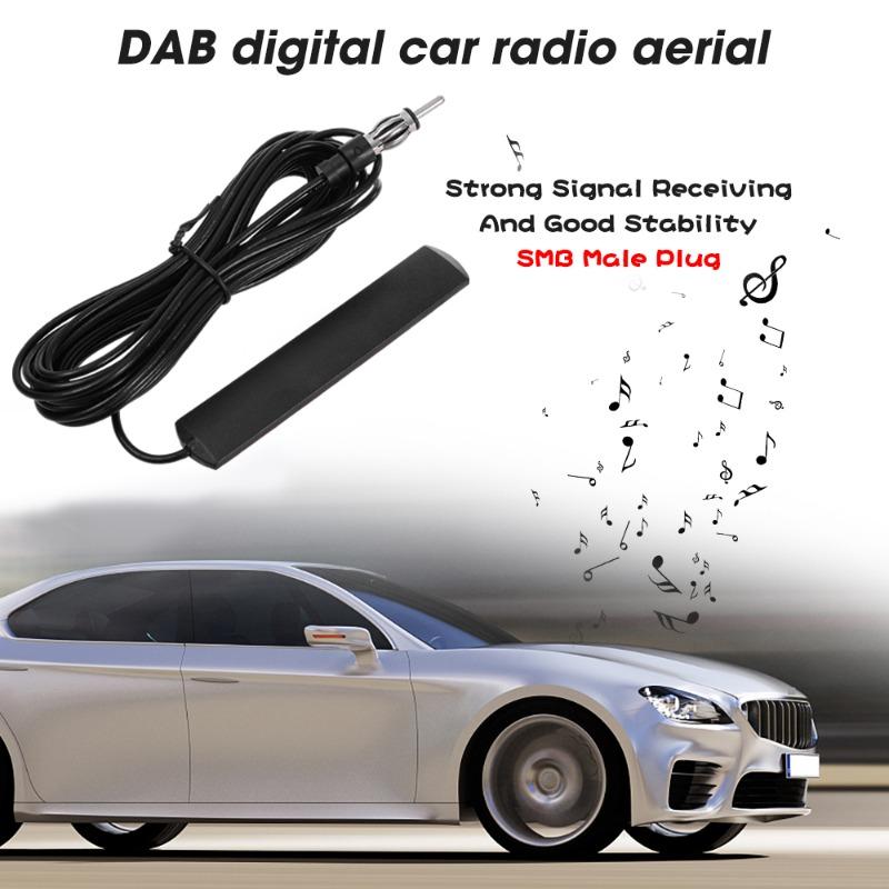 5M Universal Car Radio FM Antenna Signal Amplifier Booster High Gain Enhanced Reception for Auto Marine Boat RV Vehicle 12V
