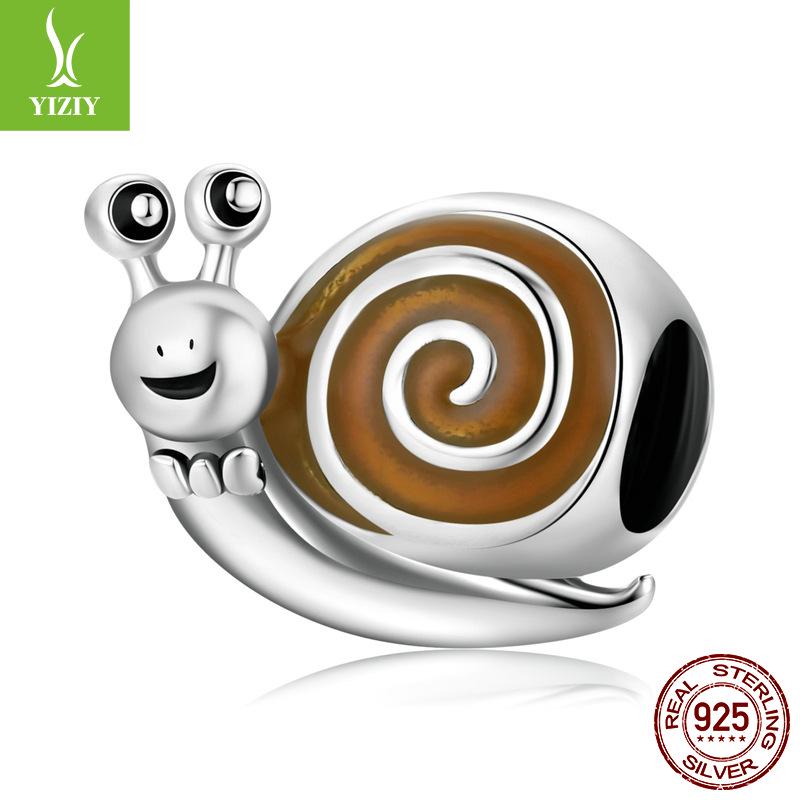 

Ziyun Original Cute Snail Mr. DIY S925 Silver Beaded Bracelet SCC2064 Silver