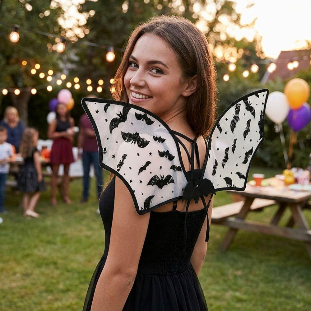 Folding Fairy Butterfly Wings Gothic Dark Style Costume Wings Festival Gift Kids Elf Wing Dress Up