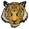 Cross-Border New Oversized Tiger Head Embroidery Cloth Sticker, Clothes Patch Sticker, Ironing Foreign Trade Export Embroidery Stamp