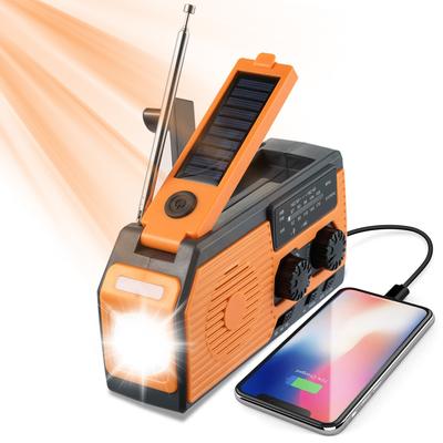 Emergency Solar Power Radio Hand Crank Radio Dynamo Generator 5000mAh Phone Charger Bank Flashlight