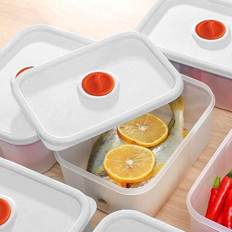 Pojemniki do przechowywania żywności w lodówce na mrożone mięso i owoce, utrzymujące świeżość, przenośne, do pakowania żywności w mniejsze porcje, niezbędne narzędzia do przechowywania w kuchni