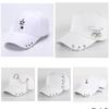 Baseball Cap Hat Metal Ring Chain Spring Summer Autumn Punk Hip Hop Rock Adjustable Unisex Men Women Outdoor Casual Cotton
