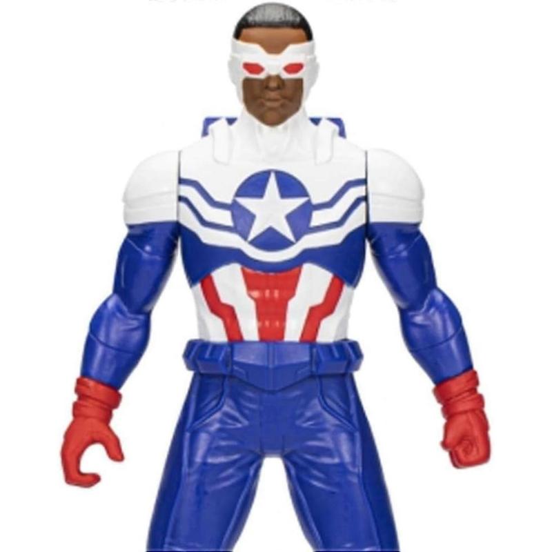 Marvel, Captain America Mighty Hero Series, Blue 9.5" Action Figure