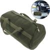 Thick Canvas Tool Storage Bag Portable Wear Resistant Hardware Organizer for Plumbing Repair Job Site Use 1PC