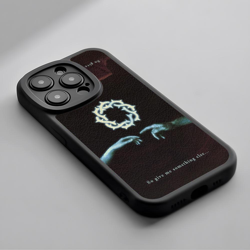 Cool fashion Badd Omens band poster Phone Case For iPhone 16 15 14 13 12 11 Plus Pro Max Lambskin Silicone Cover black