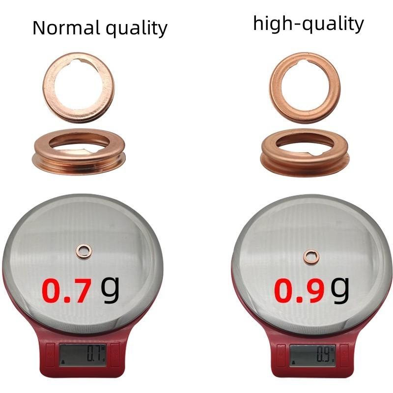 For NISSAN QASHQAI X-TRAIL LIVINA ALTIMA  SUNNY TIIDA MARCH MURANO engine  Oil pan  Oil drain screw  pad Copper Gasket