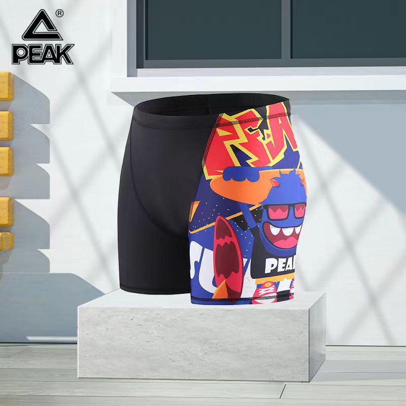 Peak Men s Quick-Dry Graffiti Swim Trunks 2024 - Anti-Embarrassment Design XXXL
