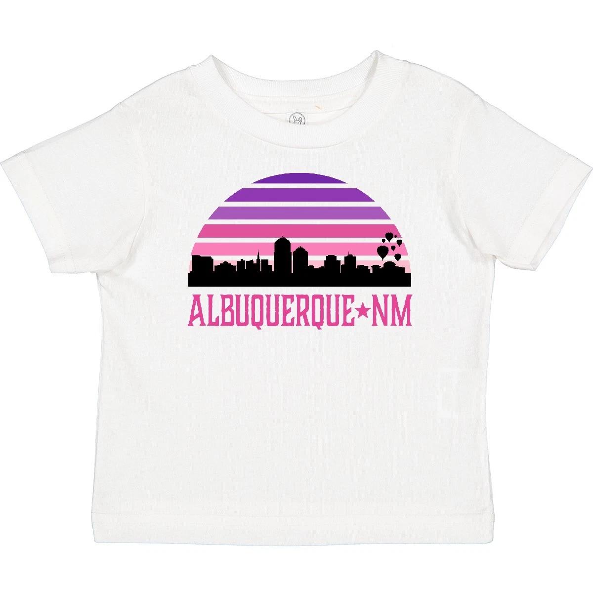 Inktastic Albuquerque New Mexico Retro Sunset Skyline Baby T-Shirt Clothes Trip 100