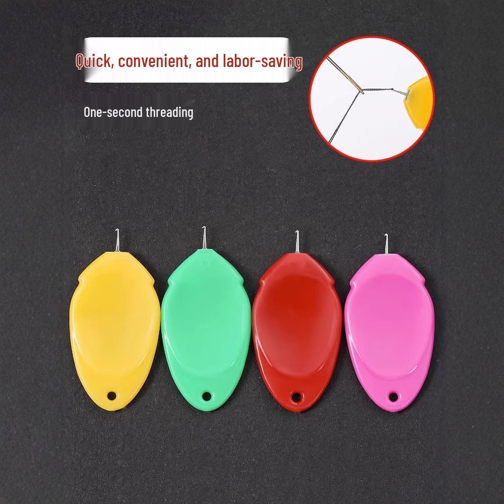 Elderly-Friendly Quick Needle Threader Tool - Easy Threading for Sewing