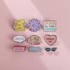 Trendsetting Vibrant And Heart Shaped Letter Brooch For Fashion Enthusiasts Collectors And