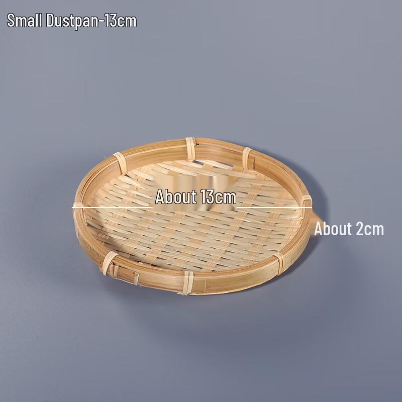 Bamboo Woven Triangle Desktop Storage Basket