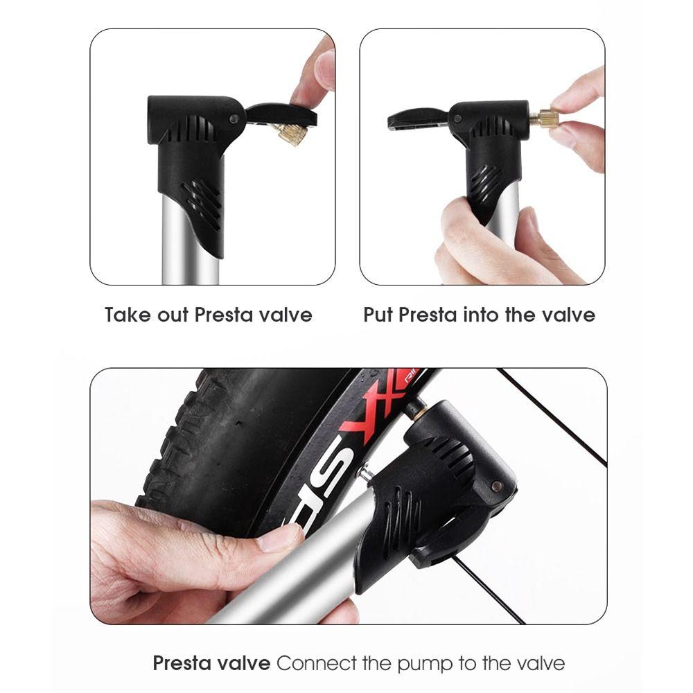 Portable Mountain Road Bike Hand Air Pump Tire Ballon Inflator MTB Bike Pump Basketball Pump