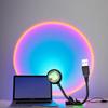 Neon Atmosphere Light for Bedroom, Romantic Sunset Lamp Projector with USB