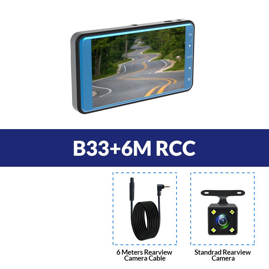 E-ACE FHD 1080P GPS Dash Cam with 3-inch IPS Screen, WDR, 32GB Storage & Parking Monitoring