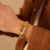 2024 New Style Men Guitar Chain Bracelet Gold Plated Stainless Steel Magnetic Clasp Chunky Miami Curb Cuban Link Chain Bracelets