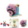 Cute Short Plush Cartoon Octopus Crab Starfish Snail Spongebob Series Toy Set