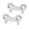 2x Boat Gas Cap Key Stainless Steel Water Tank Deck Filler Spare Key Fuel Gas Water Waste Tank Replace Plate Tool Yacht Parts